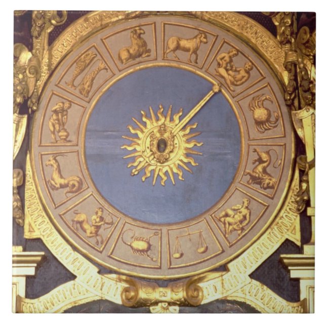 Orologio Zodicale (Zodiac tar tid på) (frescoen Kakelplatta (Framsidan)