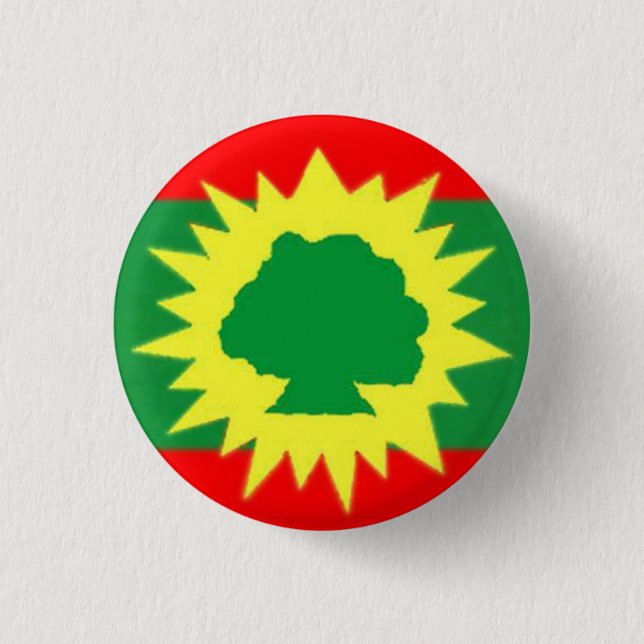 Oromia flag on button knapp (Framsida)