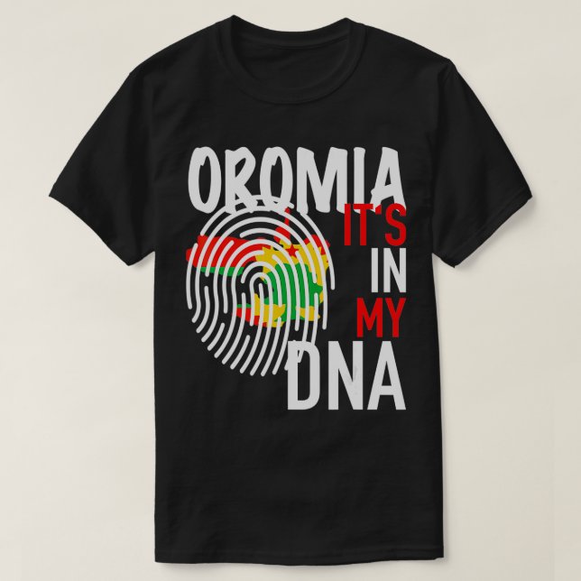 Oromia Its in my DNA  T Shirt (Design framsida)