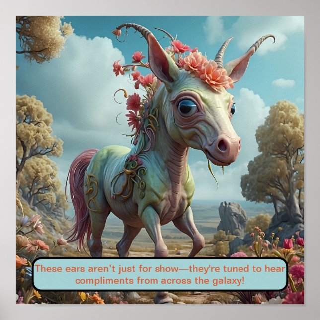 Öron har landat poster (Framsidan)