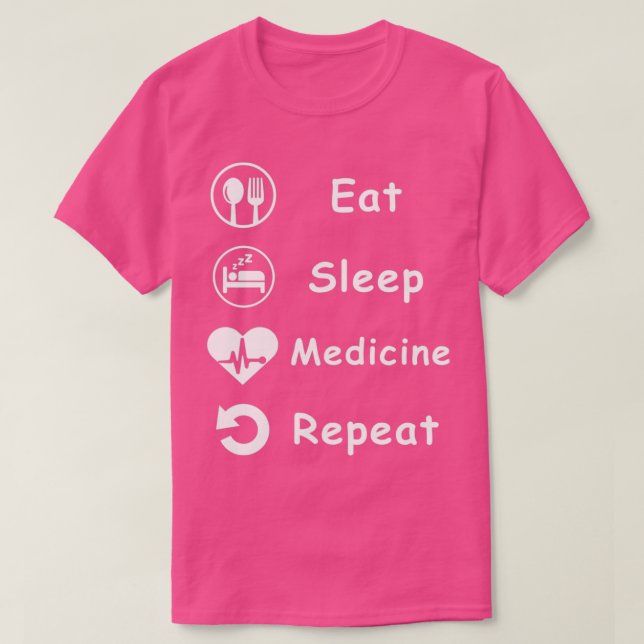 Öron och balansomslutning Medicinen Upprepat Funny T Shirt (Design framsida)