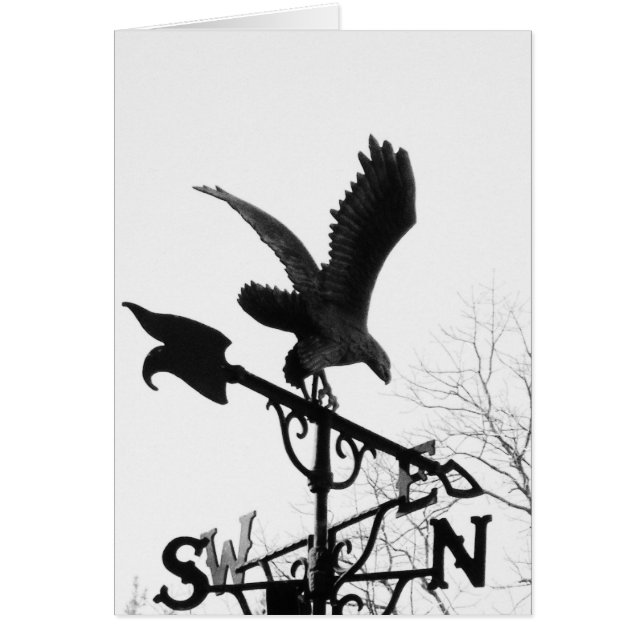 Öron och pilar hälsningskort (Framsidan)