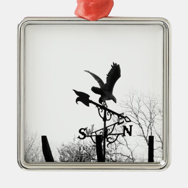 Öron och pilar julgransprydnad metall (Framsidan)