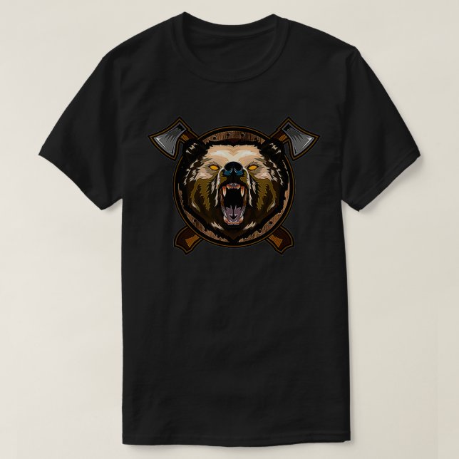 Öron och Renaissance Medieval Knight Armor Hous T Shirt (Design framsida)