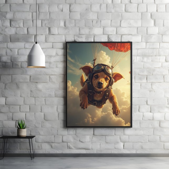 Öron som flyger, svans som viftar, redo för uppdra poster (Skapare uppladdad)