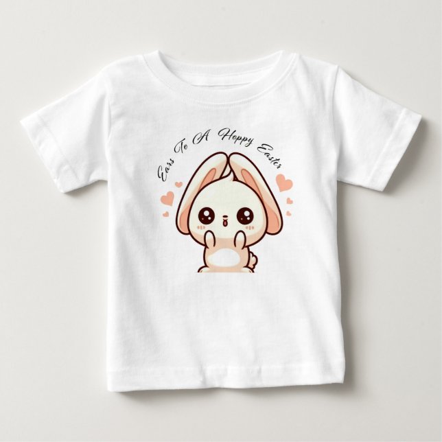 Öron till glad påsk t shirt (Framsida)