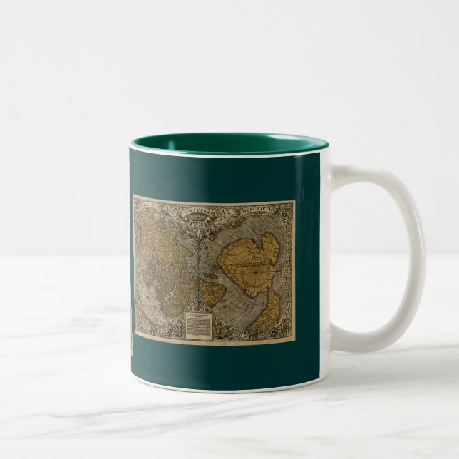 Oronce Finé Historical Old World Map Coffee Mugg (Höger)