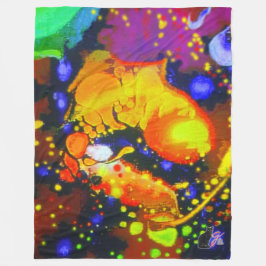 Örondagsljus Fleecefilt