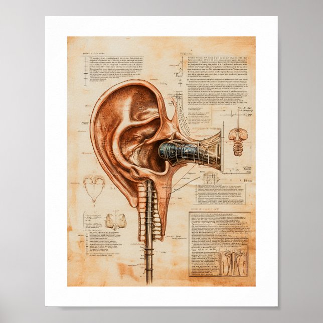 Öronexemplar, Värdeaffischpapper (Matte) Poster (Framsidan)