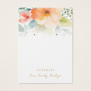 Öronfärgning Blommor Judiska Visningar Visitkort