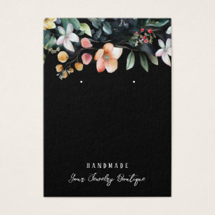 Öronfärgning Blommor Judiska Visningar Visitkort