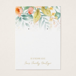 Öronfärgning Blommor Judiska Visningar Visitkort