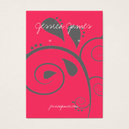 Öroninnehavare - Affärskort Red Visitkort