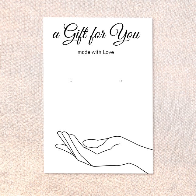 Öronkort för innehavare av Visning Visitkort (Skapare uppladdad)