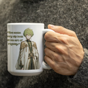 Öronstickande Royal Anime Kille Kaffemugg