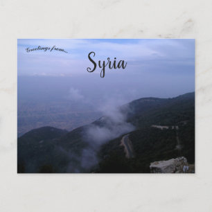 Orontesdalen Syrien Vykort