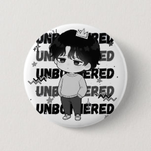 Oroo Krono Relaterbar Chibi Grafisk Illustration Knapp