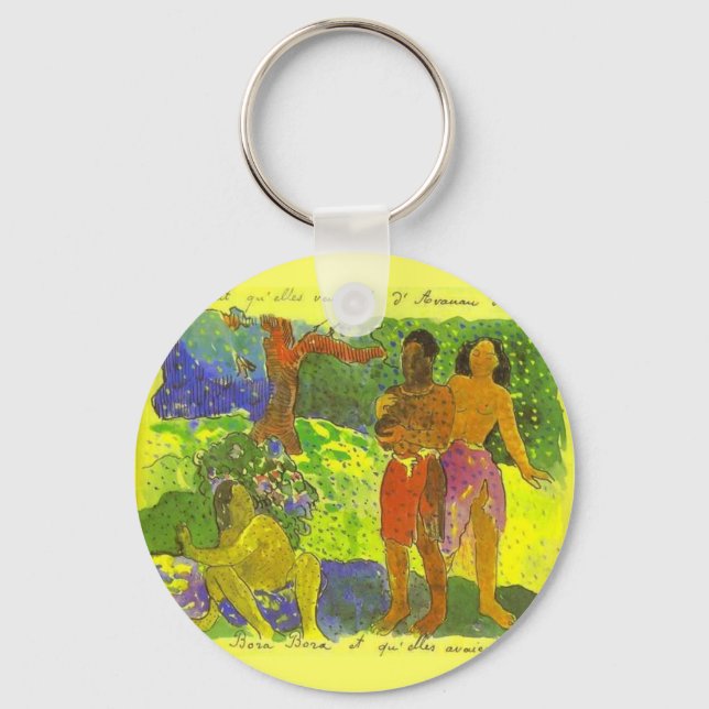 "Oros budbärare" - Paul Gauguin Keychain Nyckelring (Framsida)