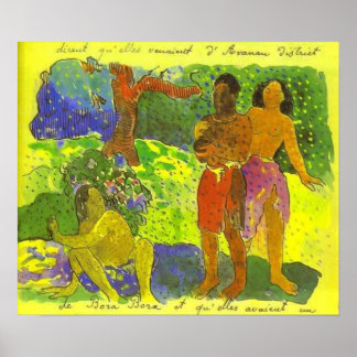 "Oros budbärare" - Paul Gauguin Skriv ut Poster