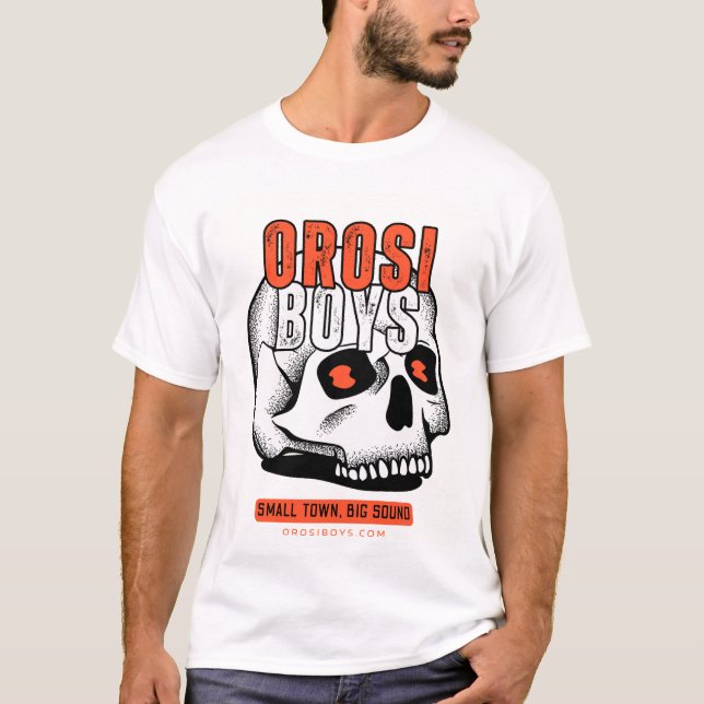 Orosi Boys "Small Town, Big Ljud" T-Shirt (Framsida)