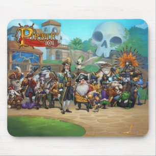 ÖRoster för skalle Pirate101 Musmatta