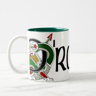 O'Rourke Celtic drakemugg Två-Tonad Mugg