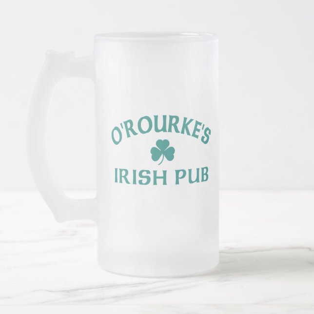 O'Rourke's Irish Pub Frostat Ölglas (Vänster)