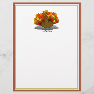 Oroväckande Thanksgiving Turkiet Reklamblad