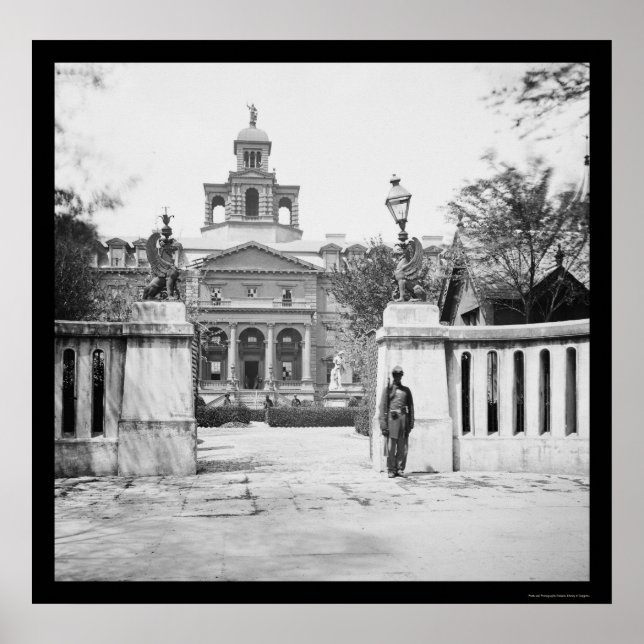 Orphan Asylum in Charleston, SC 1865 Poster (Framsidan)