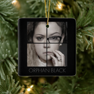Orphan Black Klonkollage Julgransprydnad Keramik