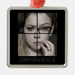 Orphan Black Klonkollage Julgransprydnad Metall