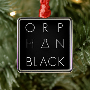 Orphan Black Rutnät för Logotyp Julgransprydnad Metall
