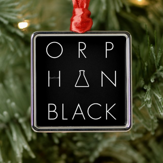 Orphan Black | Rutnät för Logotyp Julgransprydnad Metall (Träd)