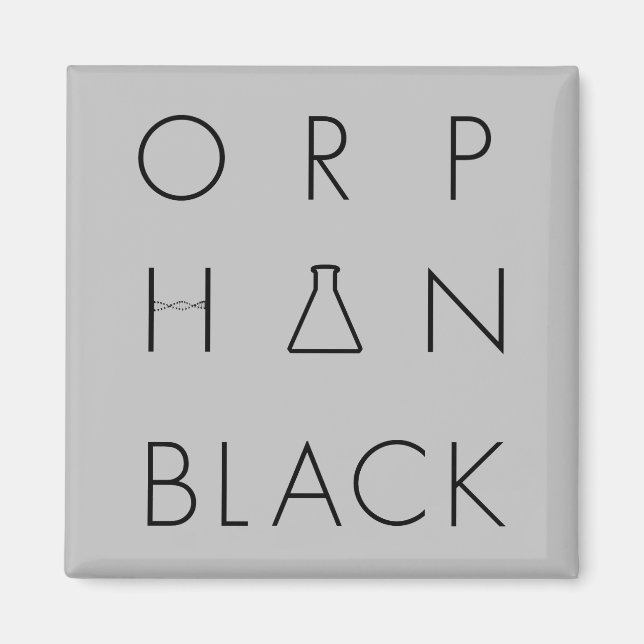 Orphan Black | Rutnät för Logotyp Magnet (Framsidan)