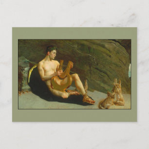 Orpheus av George de Forest Brush Vykort