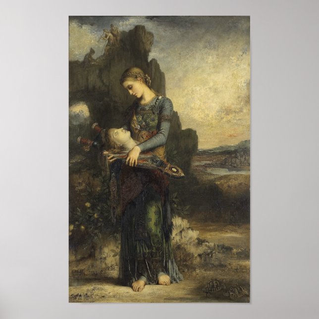 Orpheus av Gustave Moreau Poster (Framsidan)