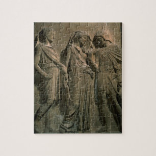 Orpheus, Eurydice och Hermes (marmor) Pussel