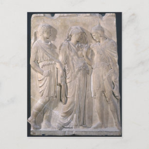 Orpheus, Eurydice och Hermes Vykort