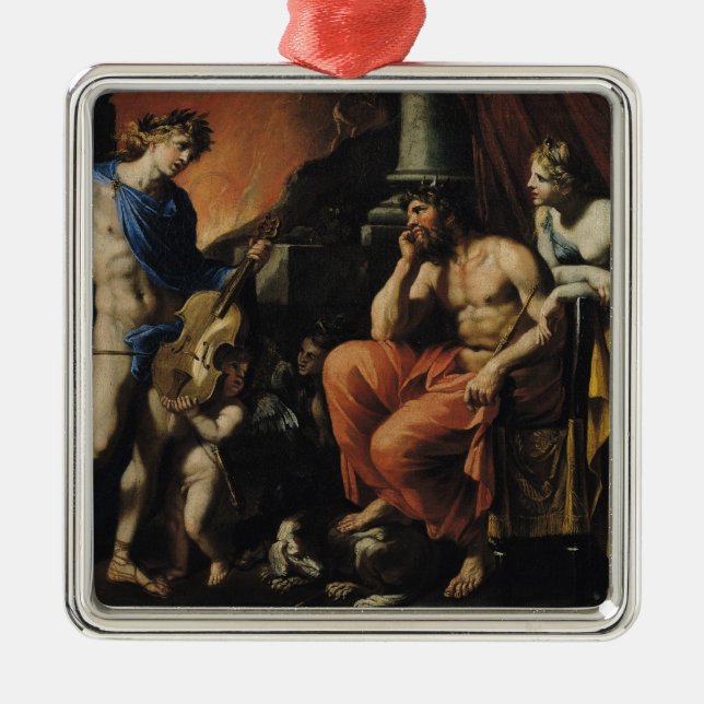 Orpheus för Pluto och Persephone Julgransprydnad Metall (Framsidan)