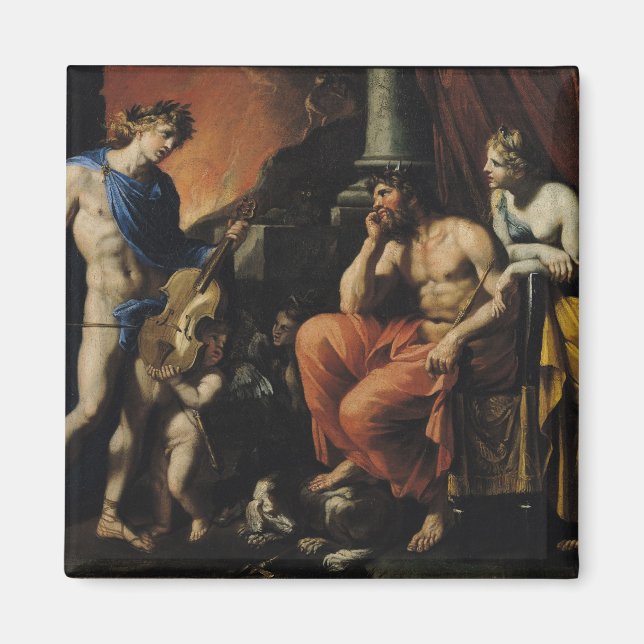 Orpheus före Pluto och Persephone Magnet (Framsidan)