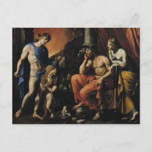 Orpheus före Pluto och Persephone Vykort
