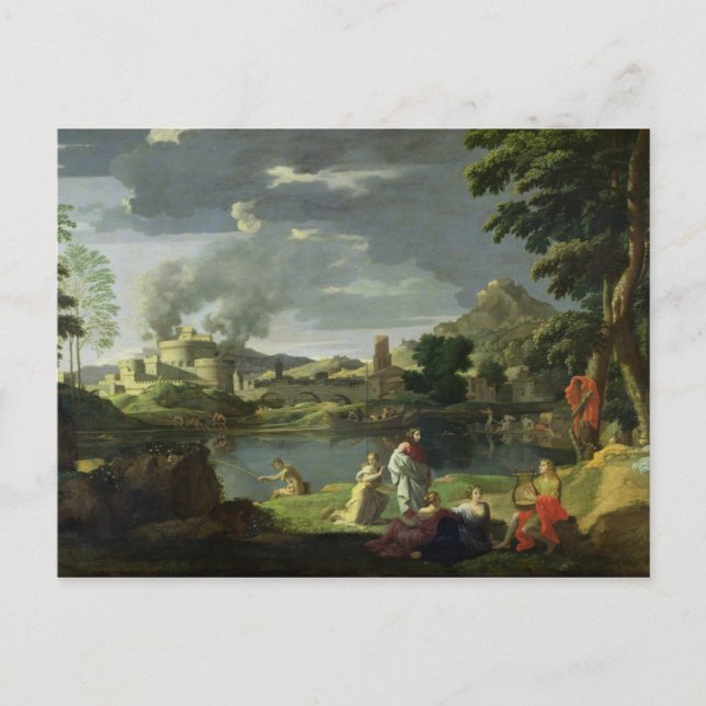 Orpheus och Eurydice 2 Vykort (Framsida)