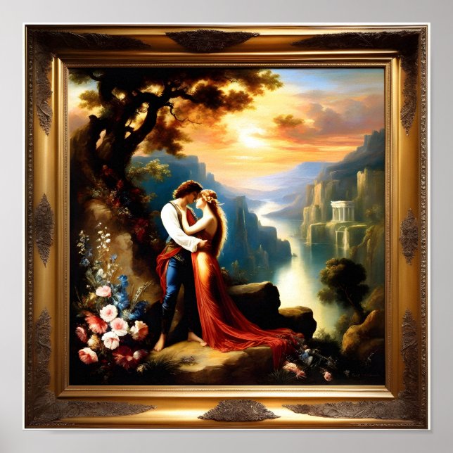 Orpheus och Eurydice Poster (Framsidan)