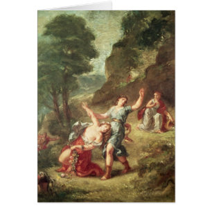 Orpheus och Eurydice, vår Hälsningskort