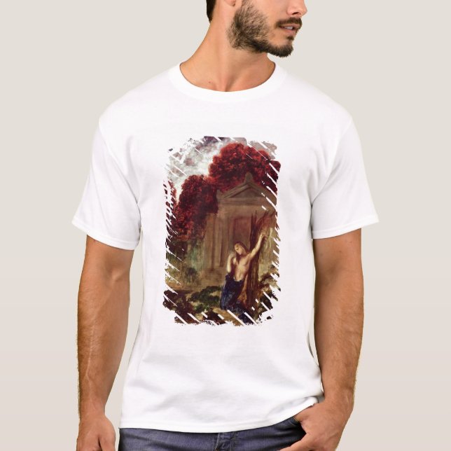 Orpheus på graven av Eurydice T Shirt (Framsida)