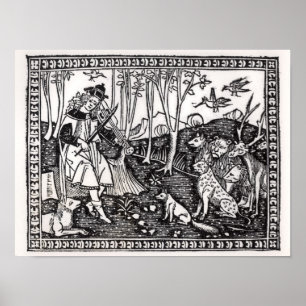 Orpheus som leker till djuren, 1500 poster