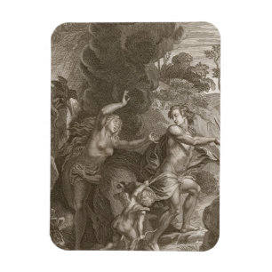 Orpheus som tillbaka leder Eurydice ut ur helvete, Magnet