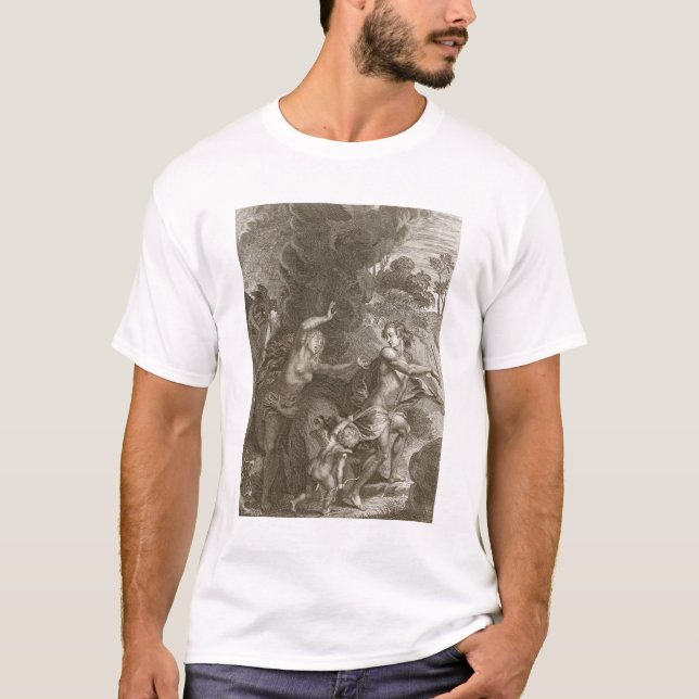 Orpheus som tillbaka leder Eurydice ut ur helvete, T Shirt (Framsida)