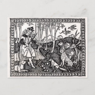 Orpheus Spelar upp till Animals, 1500 Vykort