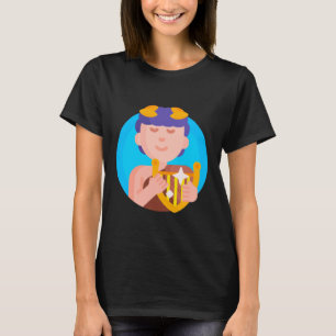 Orpheus Vintage Grekisk Mytologi Musiker Profet P T Shirt